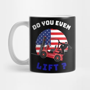 Forklift Ninja, Do you even Lift? WRB Mug